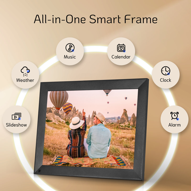 NexFoto Large 15 inch Digital Picture Frame WiFi Digital Photo Frame
